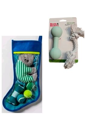 Small Dog And Puppy Toys Christmas Dog Stocking